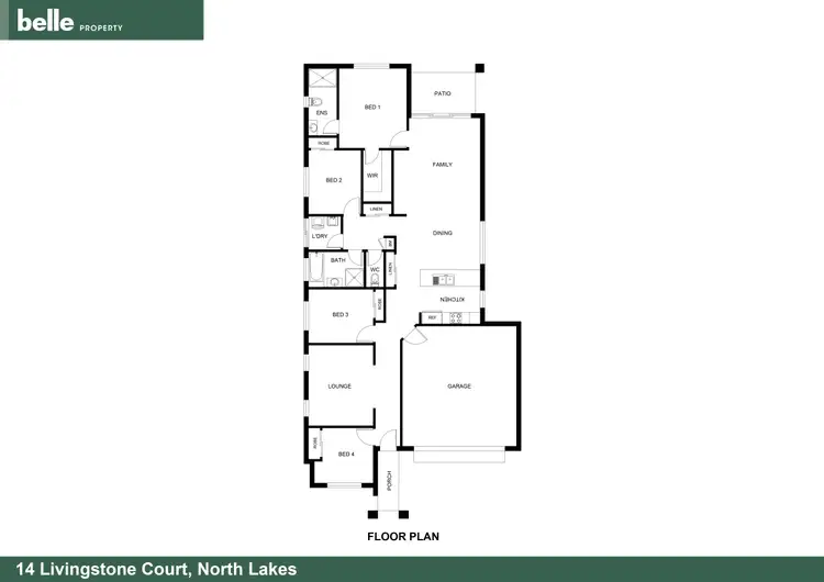 Floorplan of Homely house listing, 14 Livingstone Court, North Lakes QLD 4509