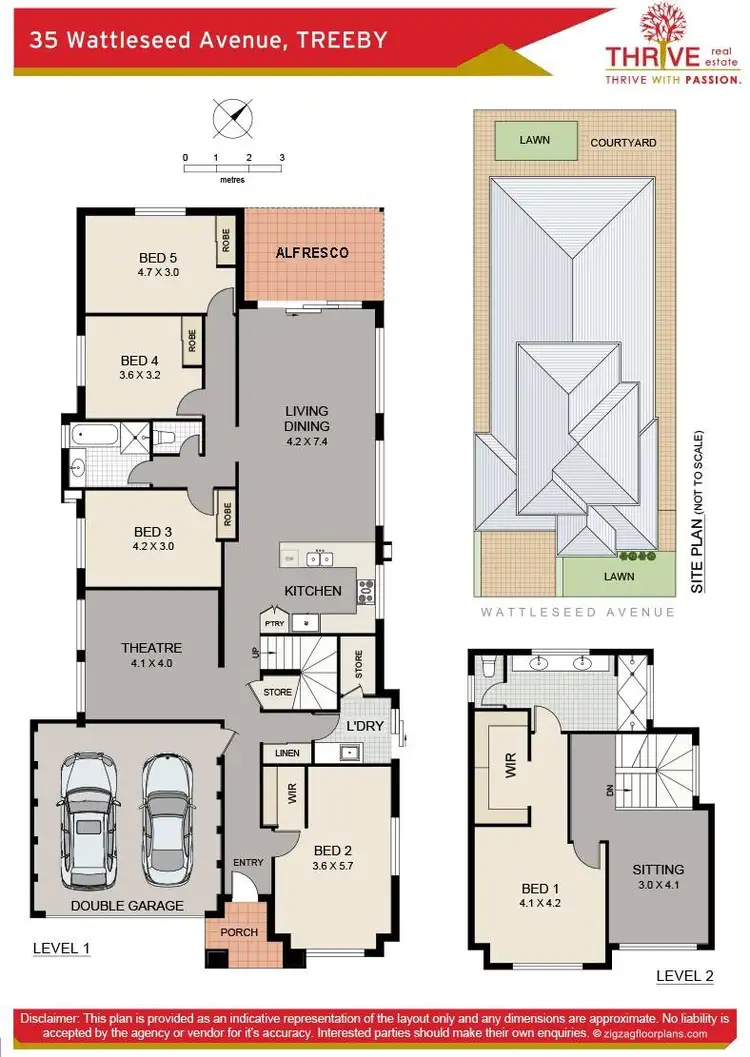 Floorplan of Homely house listing, 35 Wattleseed Avenue, Treeby WA 6164