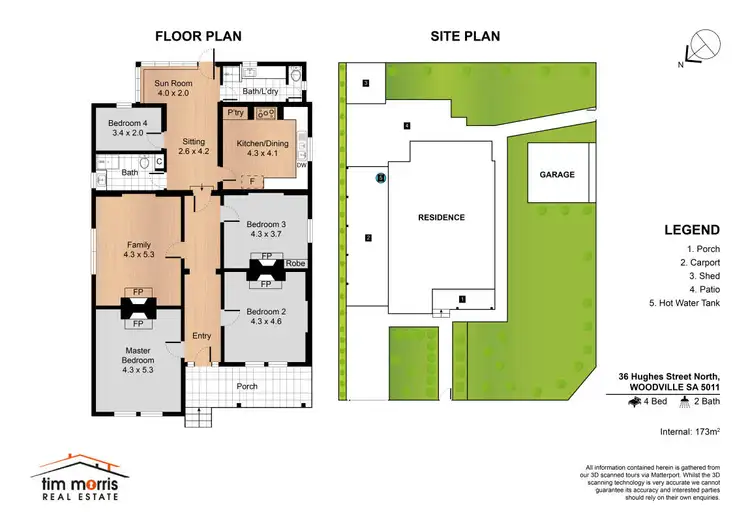Floorplan of Homely land listing, 36 Hughes Street North, Woodville SA 5011