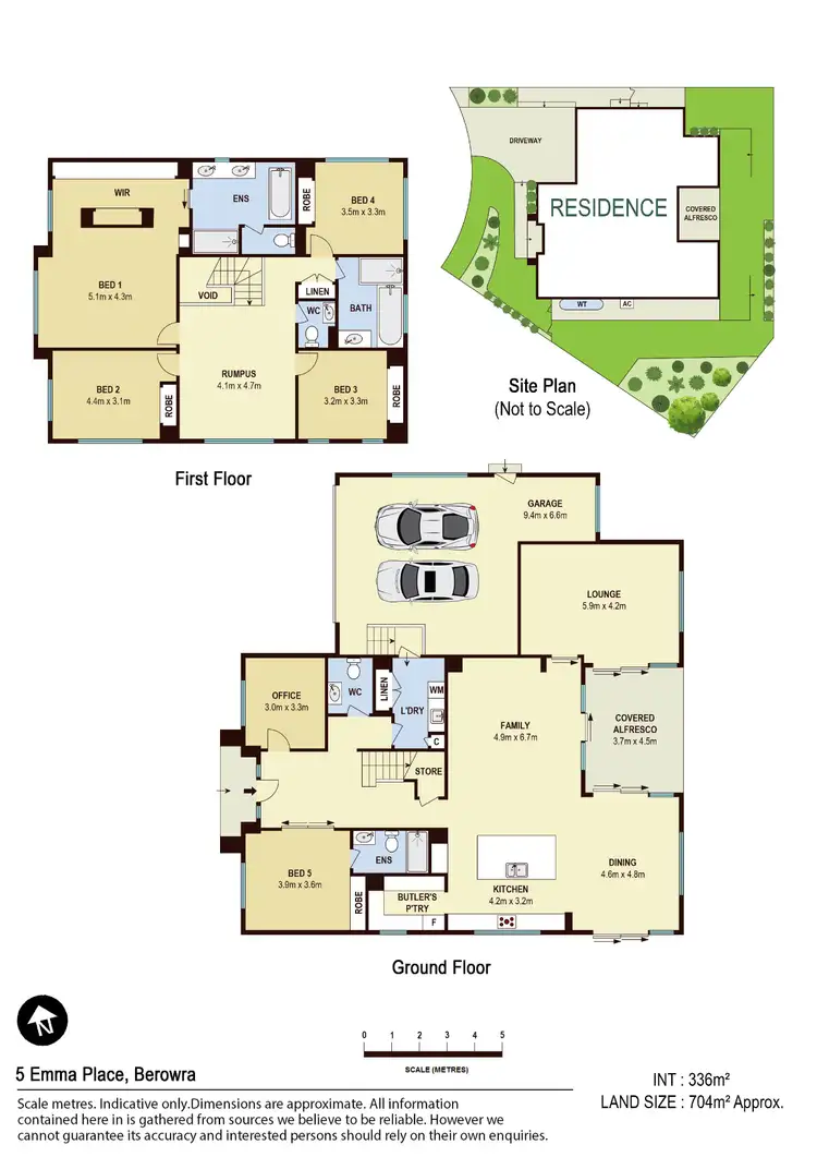 Floorplan of Homely house listing, 5 Emma Place, Berowra NSW 2081