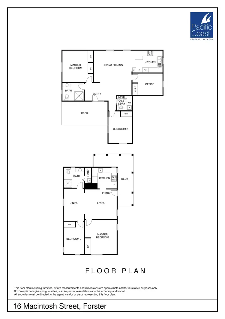 Floorplan of Homely house listing, 16 MacIntosh Street, Forster NSW 2428