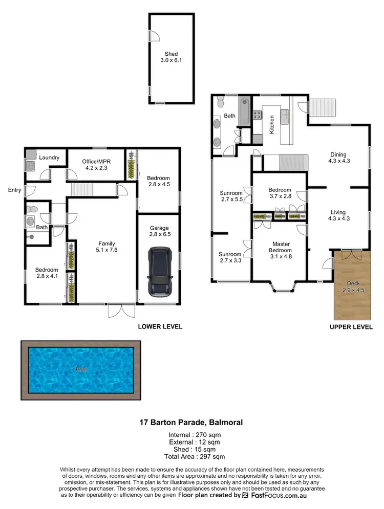 Floorplan of Homely house listing, 17 Barton Parade, Balmoral QLD 4171