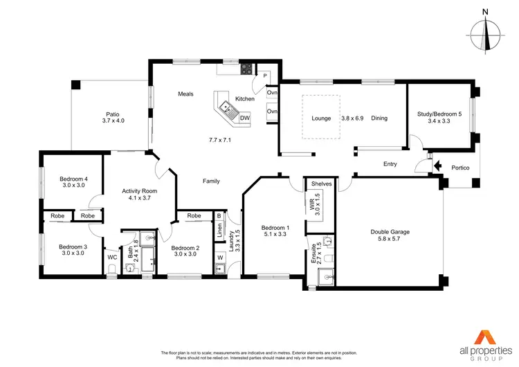 Floorplan of Homely house listing, 8 Girraween Crescent, Parkinson QLD 4115
