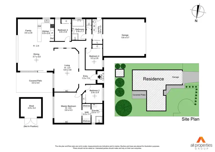 Floorplan of Homely house listing, 9 Shawnee Crescent, Pimpama QLD 4209