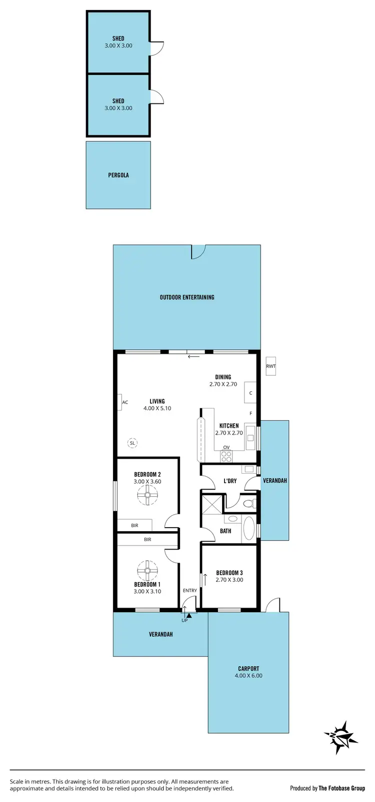 Floorplan of Homely house listing, 13 Pitcairn Circuit, Seaford Rise SA 5169