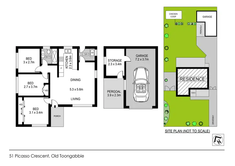 Floorplan of Homely house listing, 51 Picasso Crescent, Old Toongabbie NSW 2146