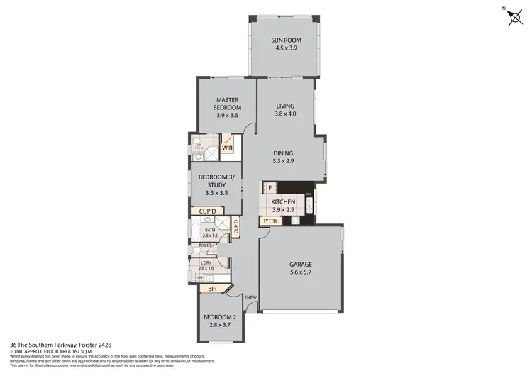 Floorplan of Homely house listing, 36 The Southern Parkway, Forster NSW 2428