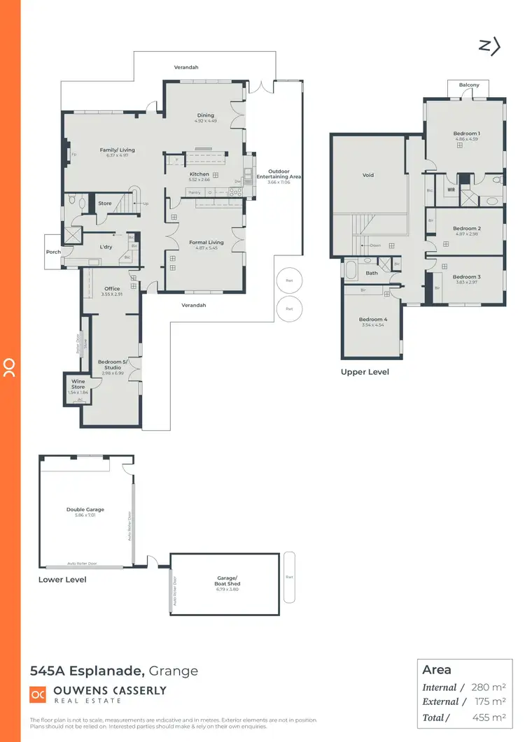 Floorplan of Homely house listing, 545A Esplanade, Grange SA 5022