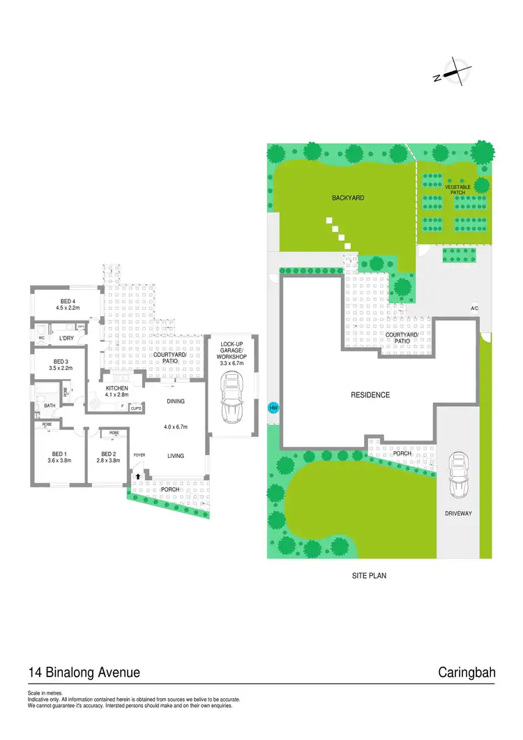 Floorplan of Homely house listing, 14 Binalong Ave, Caringbah NSW 2229