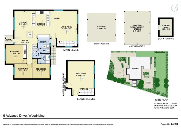 Floorplan of Homely house listing, 9 Advance Drive, Woodrising NSW 2284