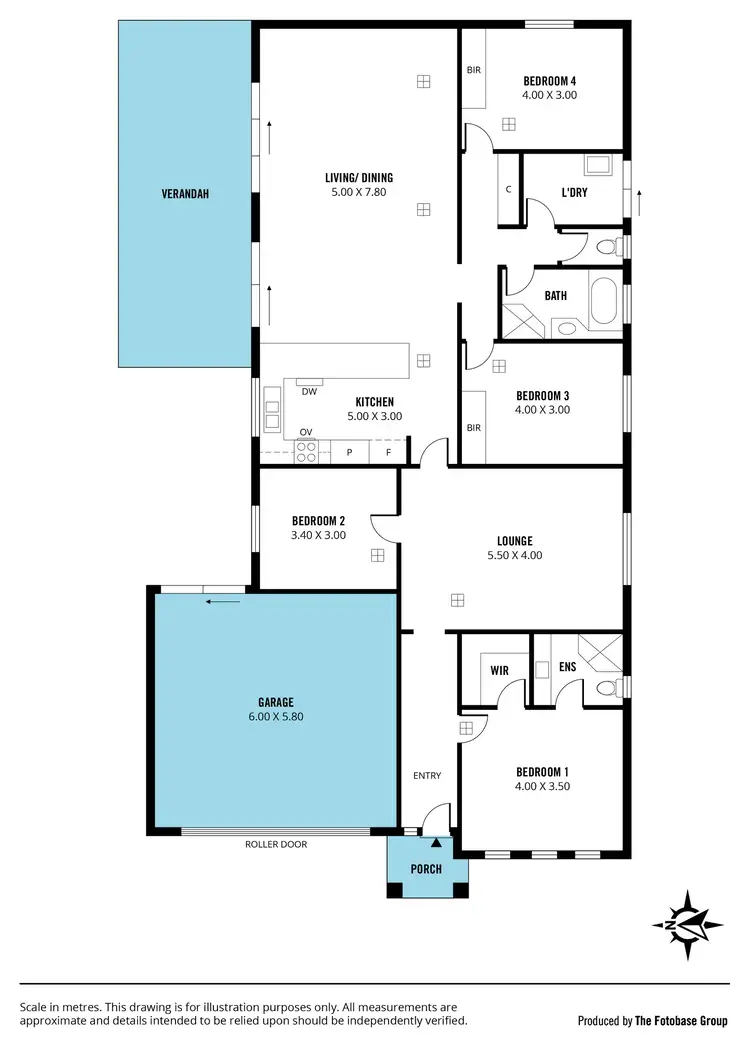 Floorplan of Homely house listing, 10 Miranda Place, Seaford Meadows SA 5169