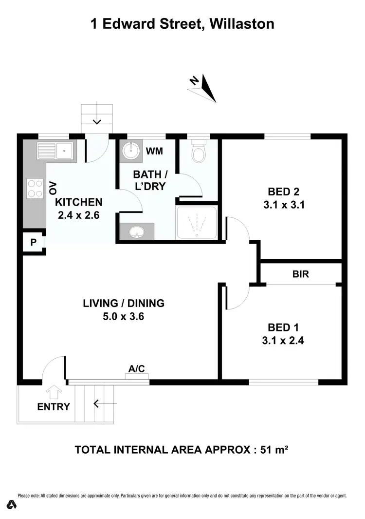 Floorplan of Homely block of units listing, 1 Edward Street, Willaston SA 5118