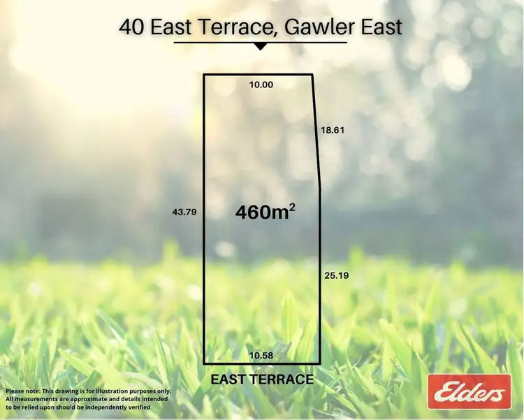 Floorplan of Homely land listing, 40 East Terrace, Gawler East SA 5118