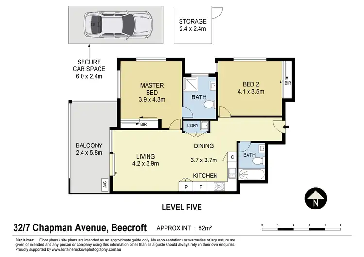 Floorplan of Homely unit listing, 32/7 Chapman Avenue, Beecroft NSW 2119