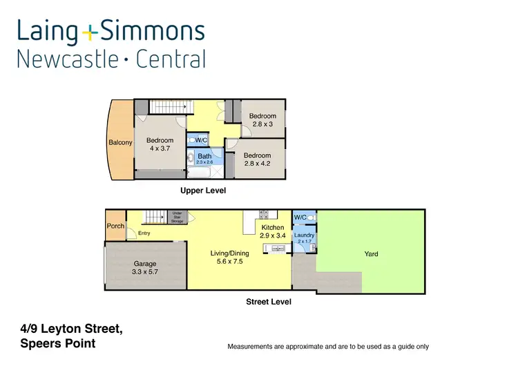 Floorplan of Homely house listing, 4/9 Leyton Street, Speers Point NSW 2284