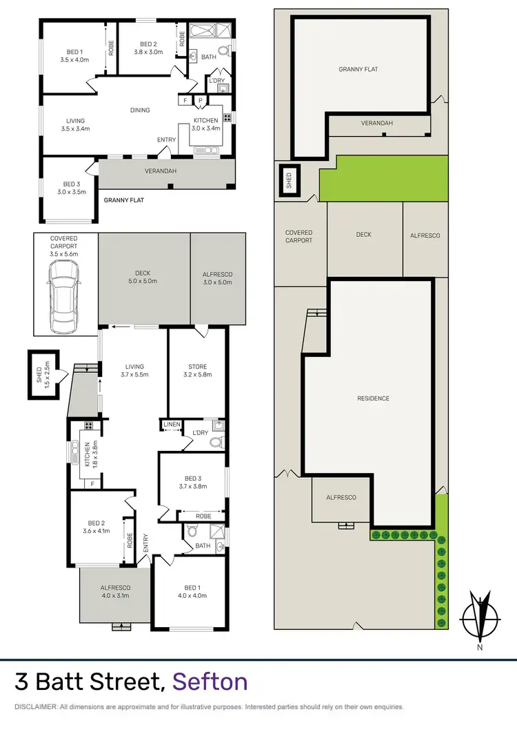 Floorplan of Homely house listing, 3 Batt Street, Sefton NSW 2162