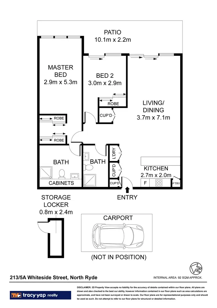 Floorplan of Homely apartment listing, 213/5A Whiteside Street, North Ryde NSW 2113