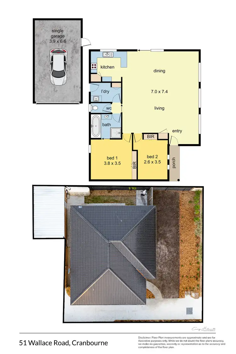 Floorplan of Homely house listing, Lot1/51 Wallace Road, Cranbourne VIC 3977
