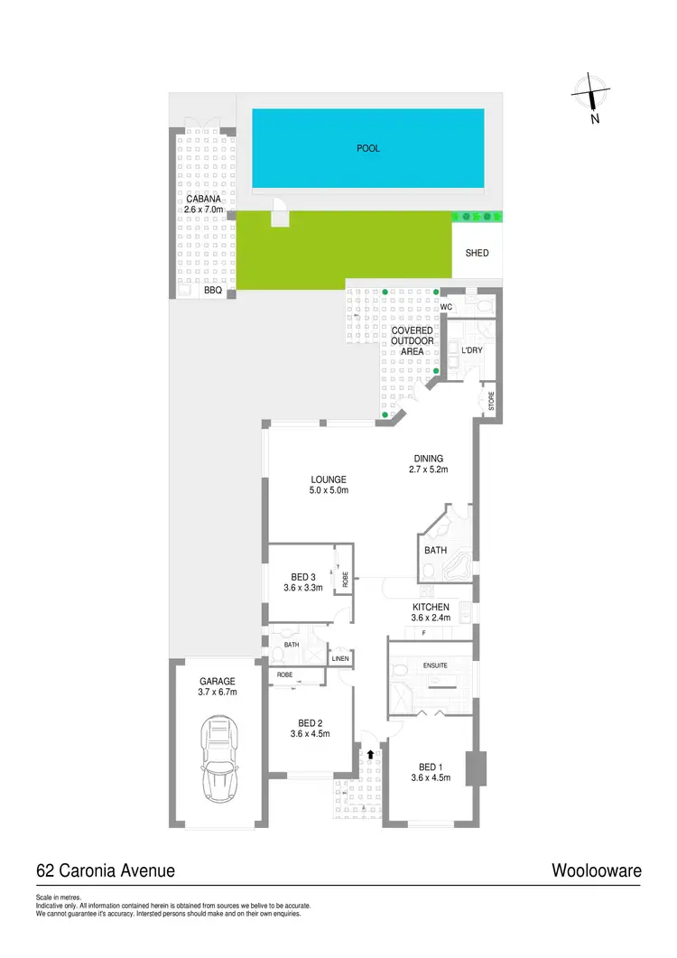 Floorplan of Homely house listing, 62 Caronia Avenue, Woolooware NSW 2230