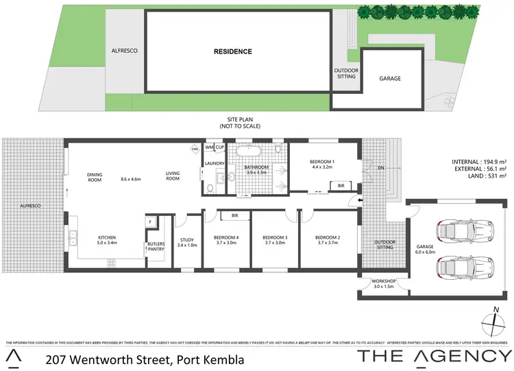 Floorplan of Homely house listing, 207 Wentworth Street, Port Kembla NSW 2505