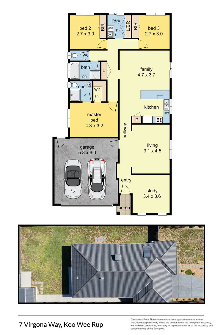 Floorplan of Homely house listing, 7 Virgona Way, Koo Wee Rup VIC 3981