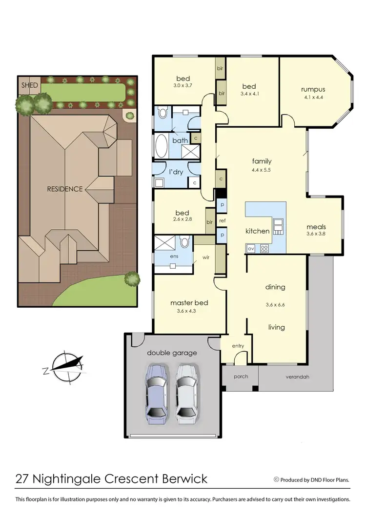 Floorplan of Homely house listing, 27 Nightingale Crescent, Berwick VIC 3806