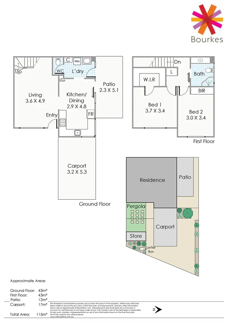 Floorplan of Homely house listing, 19 Daisy Lane, Como WA 6152