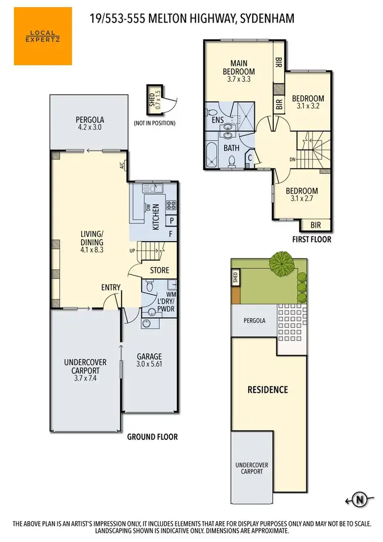 Floorplan of Homely unit listing, 19/553-555 Melton Highway, Sydenham VIC 3037