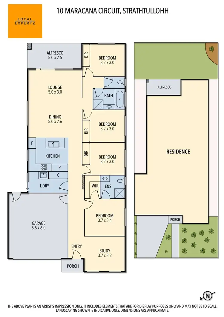 Floorplan of Homely house listing, 10 Maracana Circuit, Strathtulloh VIC 3338
