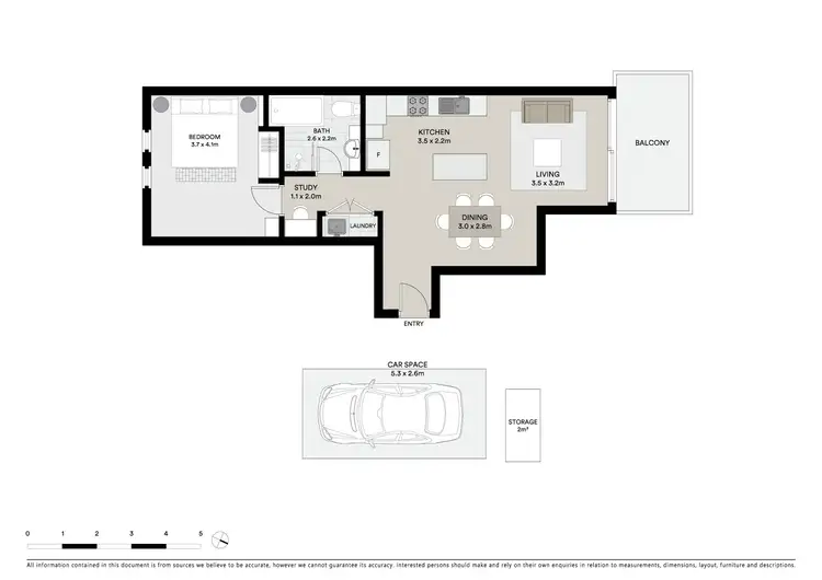 Floorplan of Homely apartment listing, 13/497 Pacific Highway, Killara NSW 2071