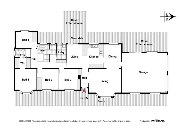 Floorplan of Homely house listing, 74 Severne Street, Greenleigh NSW 2620