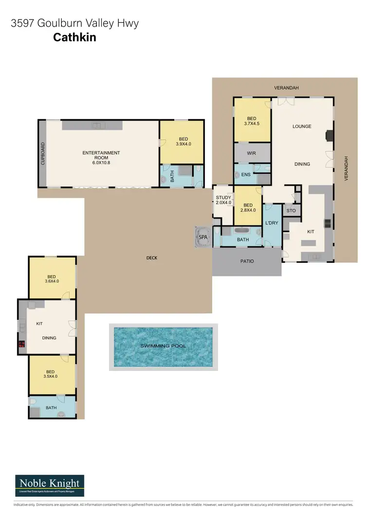 Floorplan of Homely rural property listing, 3597 Goulburn Valley Highway, Cathkin VIC 3714