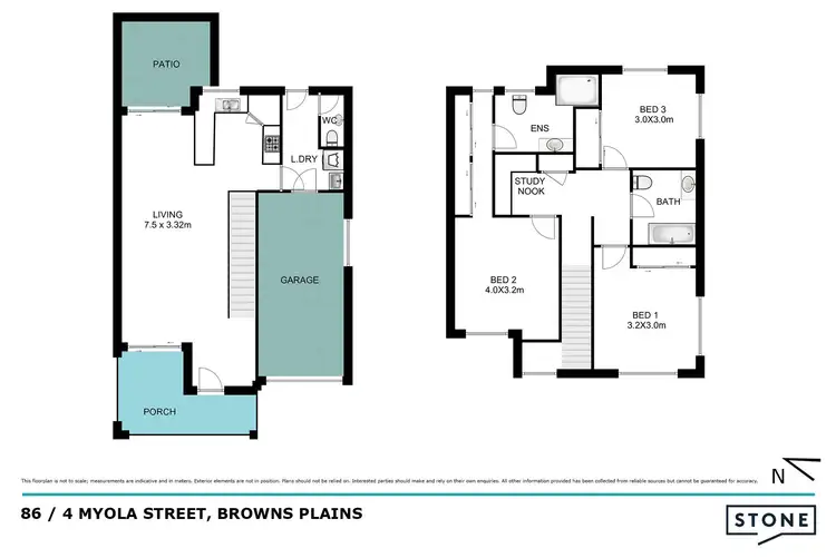 Floorplan of Homely townhouse listing, 86/4 Myola Street, Browns Plains QLD 4118