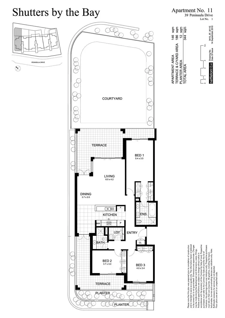 Floorplan of Homely apartment listing, 11/39 Peninsula Drive, Breakfast Point NSW 2137