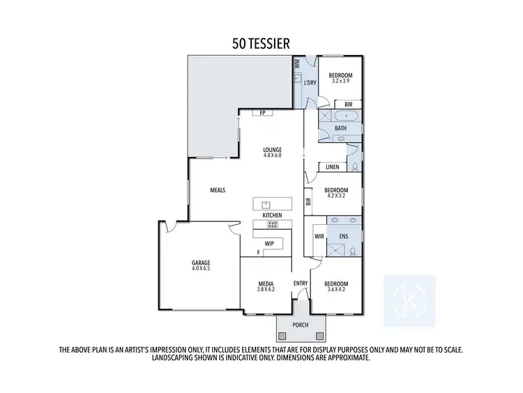 Floorplan of Homely house listing, 50 Tessier Drive, Tocumwal NSW 2714