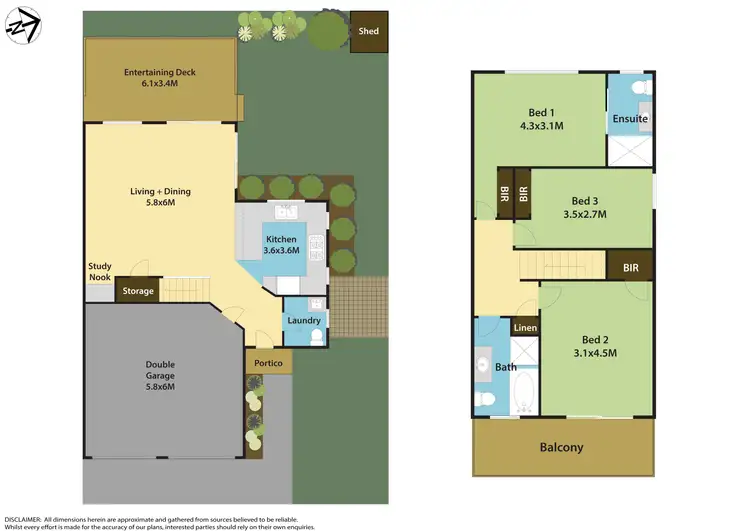 Floorplan of Homely townhouse listing, 2/24 Spica Place, Quakers Hill NSW 2763