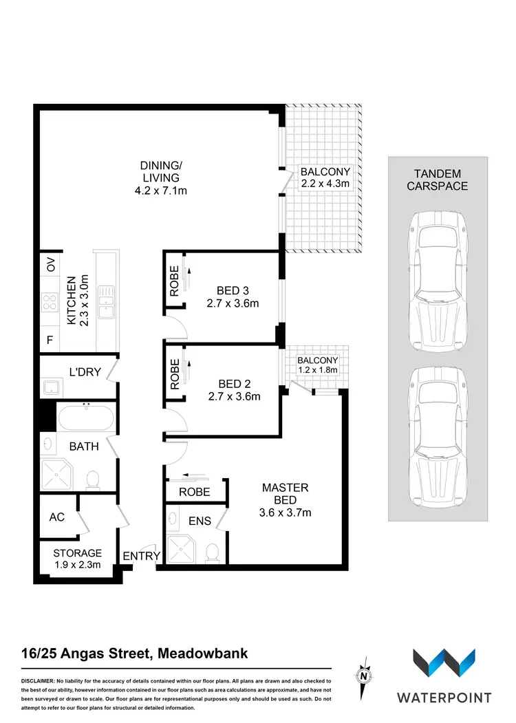 Floorplan of Homely apartment listing, 16/25 Angas Drive, Meadowbank NSW 2114
