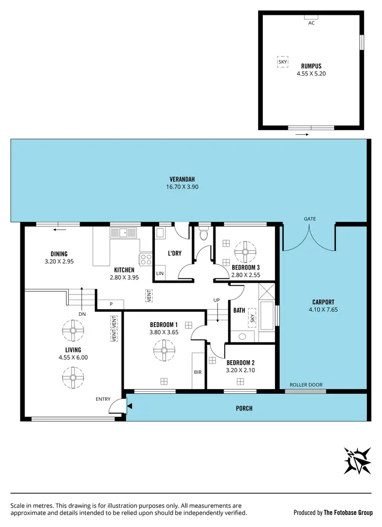 Floorplan of Homely house listing, 1 Barcelona Drive, Happy Valley SA 5159