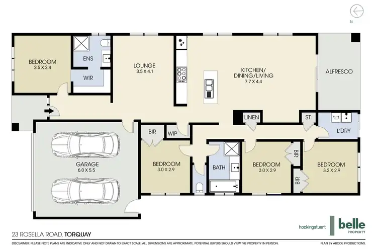 Floorplan of Homely house listing, 23 Rosella Road, Torquay VIC 3228
