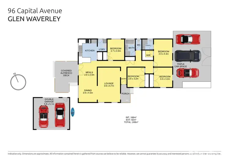 Floorplan of Homely house listing, 96 Capital Avenue, Glen Waverley VIC 3150