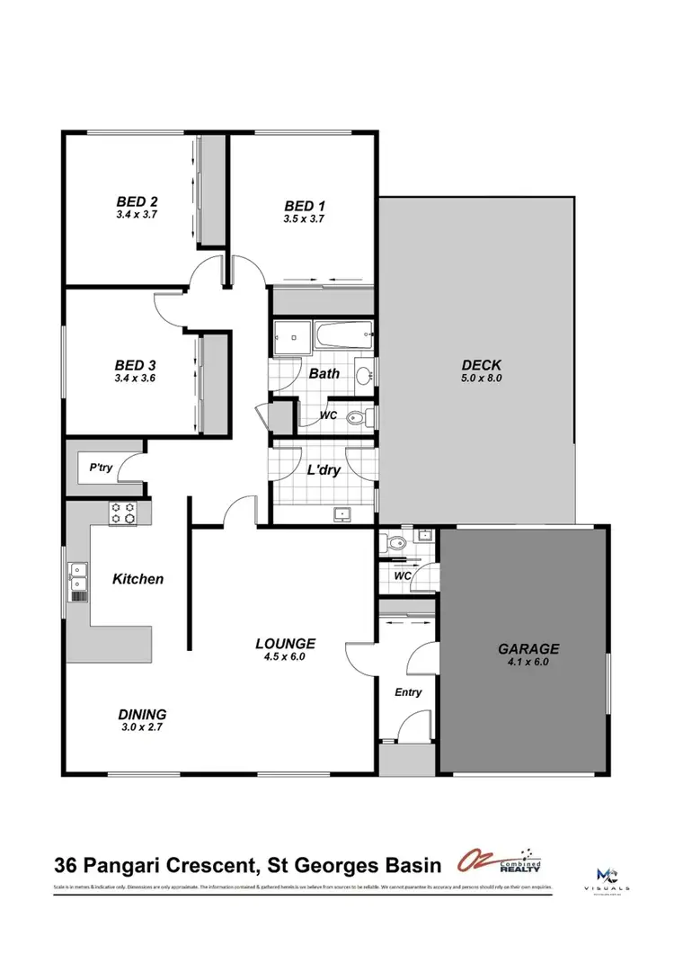 Floorplan of Homely house listing, 36 Pangari Crescent, St Georges Basin NSW 2540
