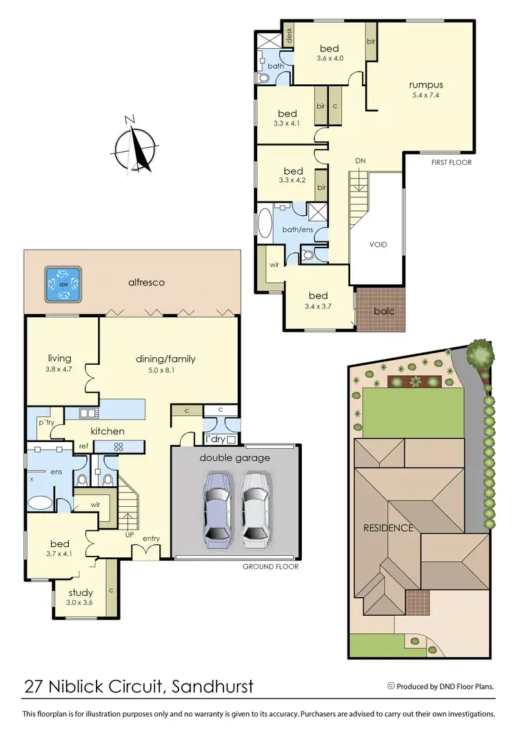 Floorplan of Homely house listing, 27 Niblick Circuit, Sandhurst VIC 3977