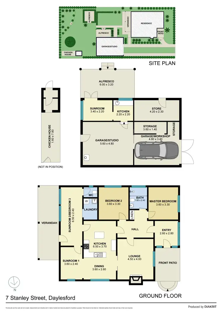 Floorplan of Homely house listing, 7 Stanley Street, Daylesford VIC 3460