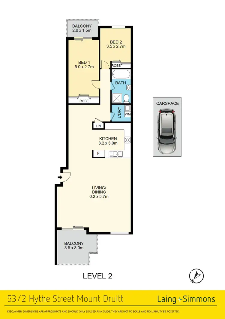Floorplan of Homely unit listing, 53/2 Hythe Street, Mount Druitt NSW 2770