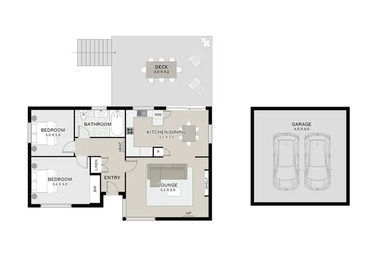 Floorplan of Homely house listing, 8 Keithleigh Street, Youngtown TAS 7249
