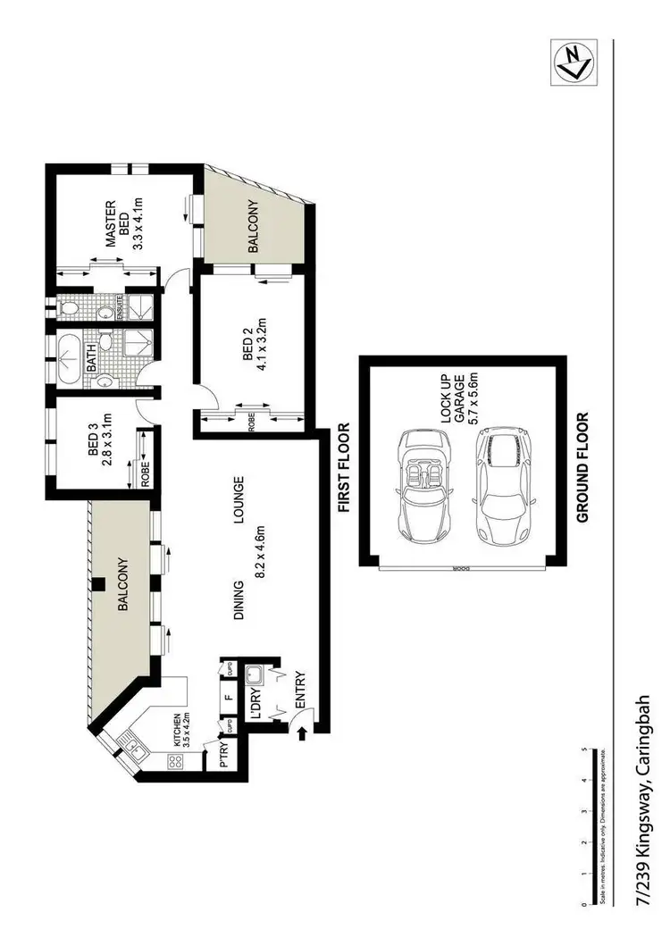 Floorplan of Homely apartment listing, 7/239 Kingsway, Caringbah NSW 2229