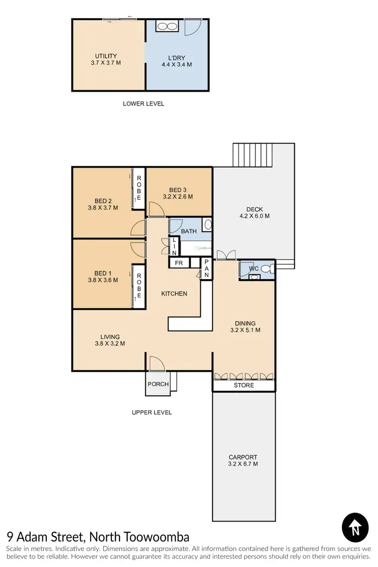 Floorplan of Homely house listing, 9 Adam Street, North Toowoomba QLD 4350