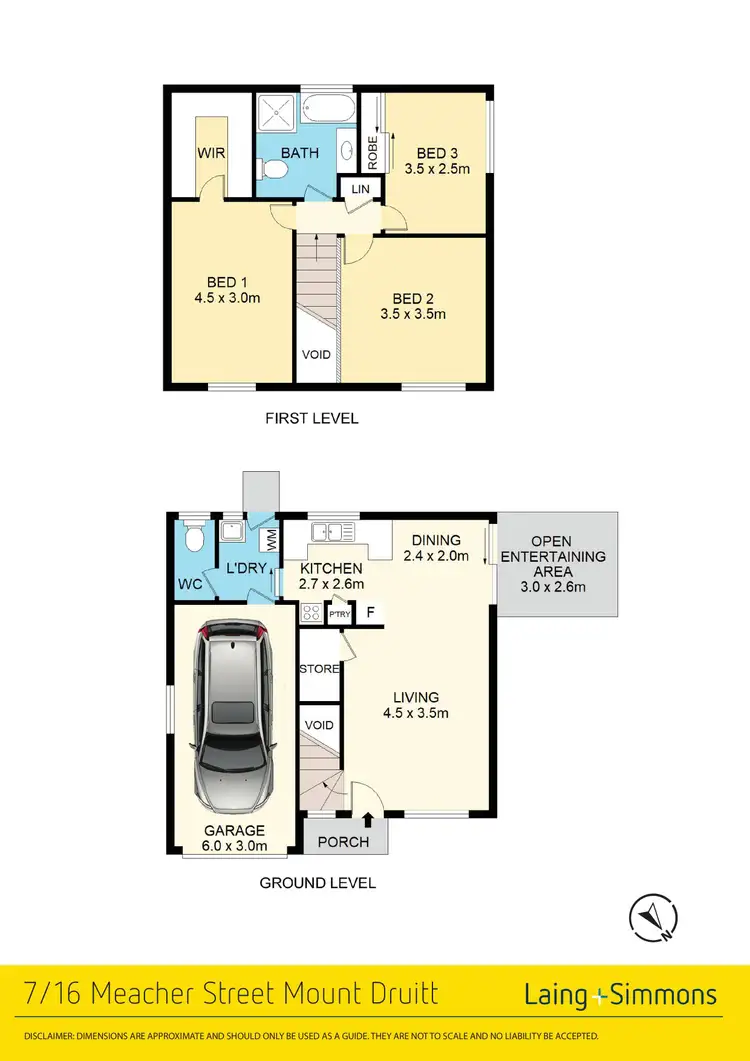 Floorplan of Homely townhouse listing, 7/16 Meacher Street, Mount Druitt NSW 2770