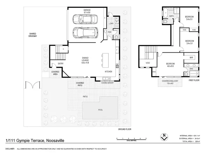 Floorplan of Homely apartment listing, 1/111 Gympie Terrace, Noosaville QLD 4566