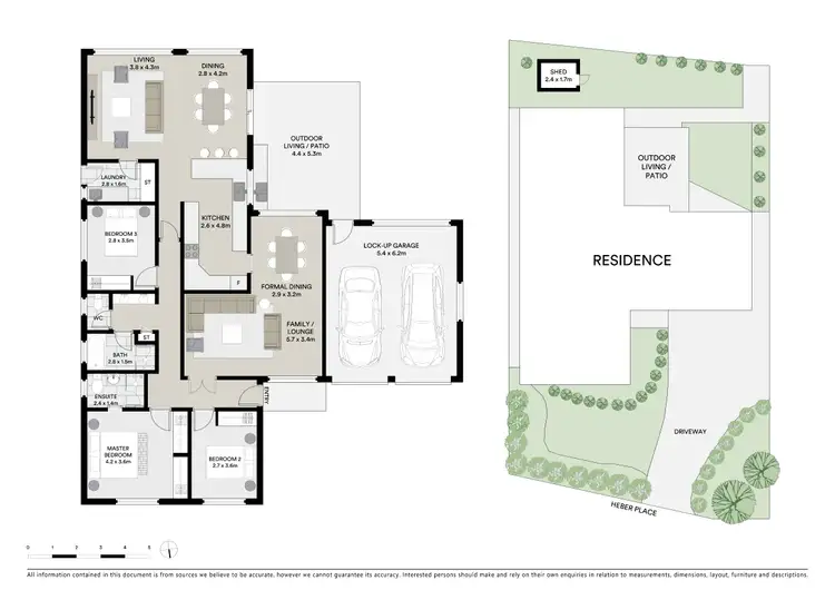 Floorplan of Homely house listing, 6 Heber Place, Prospect NSW 2148